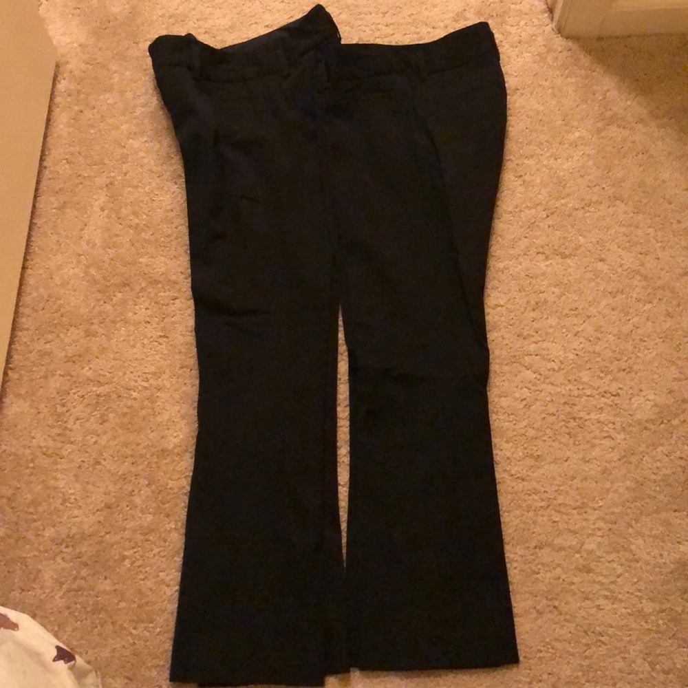 Boot cut columnist work slacks